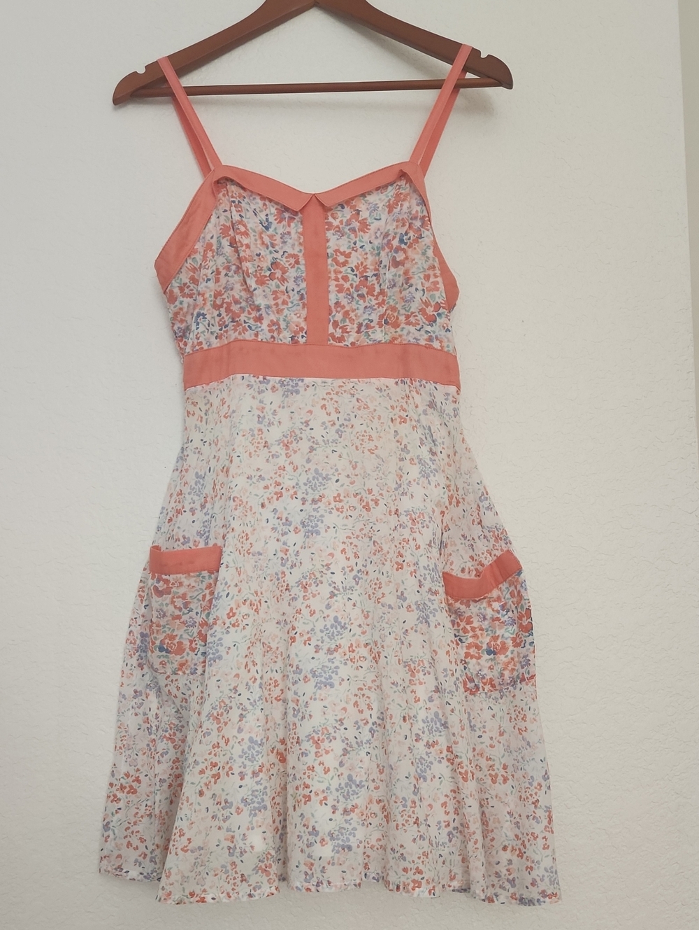 LC Lauren Conrad 100% Cotton Mini Summer Dress as Light as a Feather.